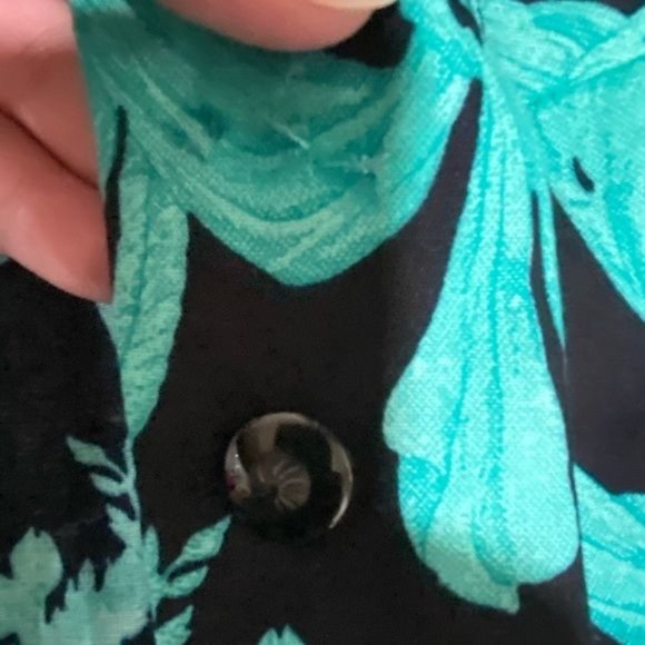 Vintage 80’s petite jazz ladies dress midi button front puff sleeve size 8 USA - Picture 8 of 15